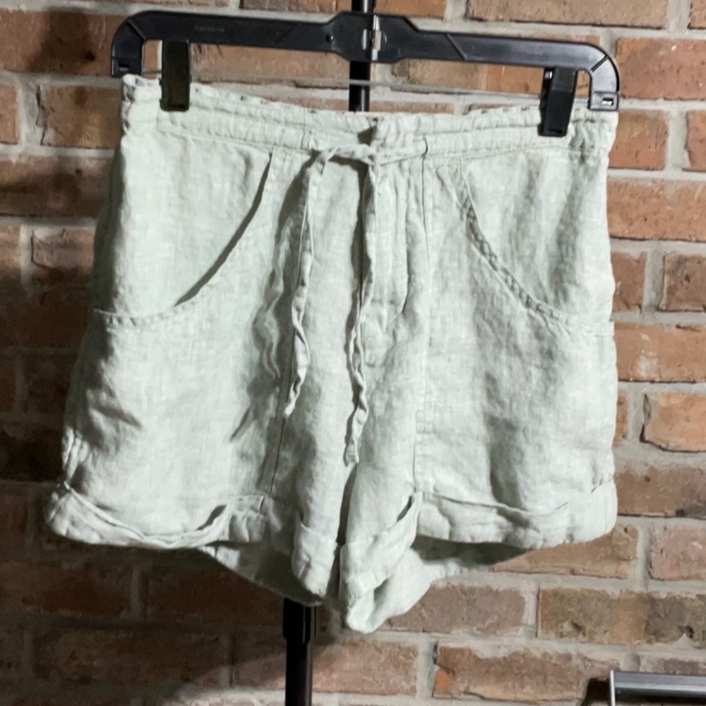 C&C California 100% Linen Shorts - image 1